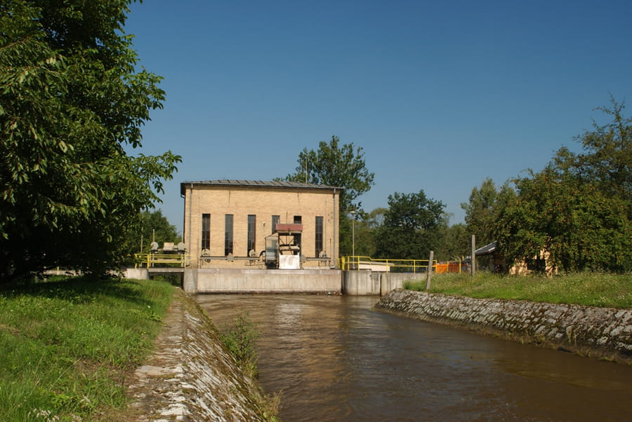 Budynek elektrowni wodnej