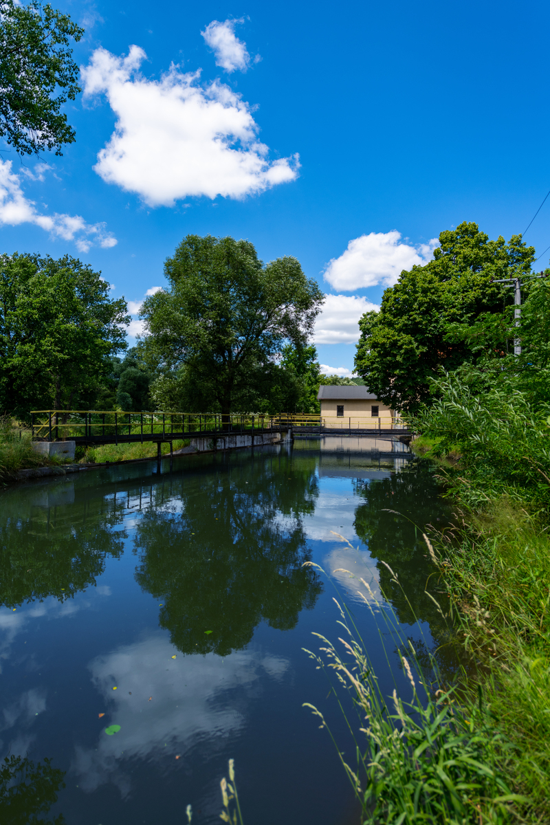 Elektrownia od strony górnej wody