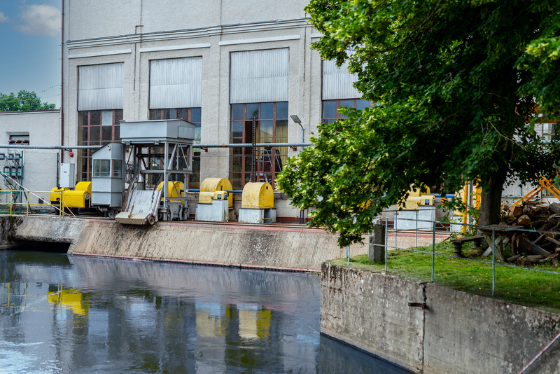Budynek elektrowni wodnej