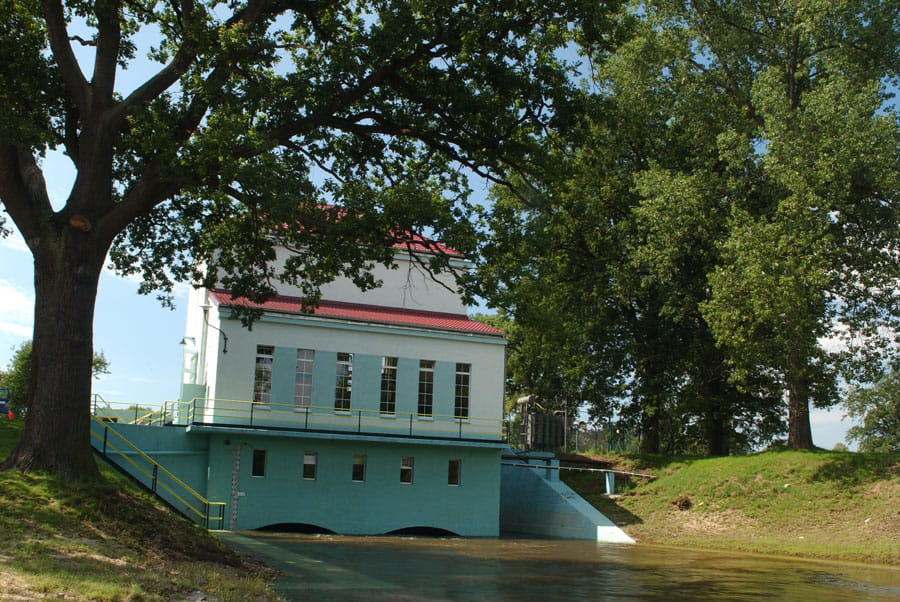 Budynek elektrowni wodnej