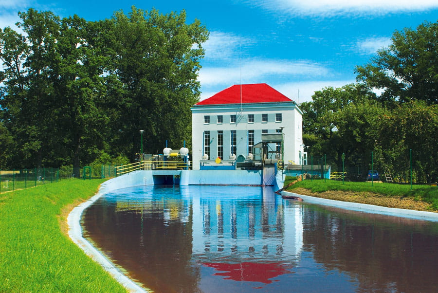 Budynek elektrowni wodnej