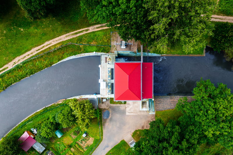 Elektrownia z lotu ptaka