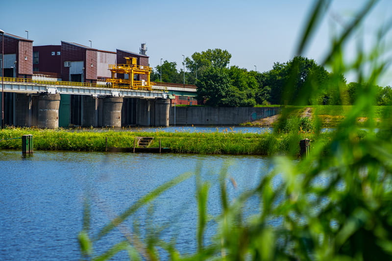 Budynek elektrowni wodnej
