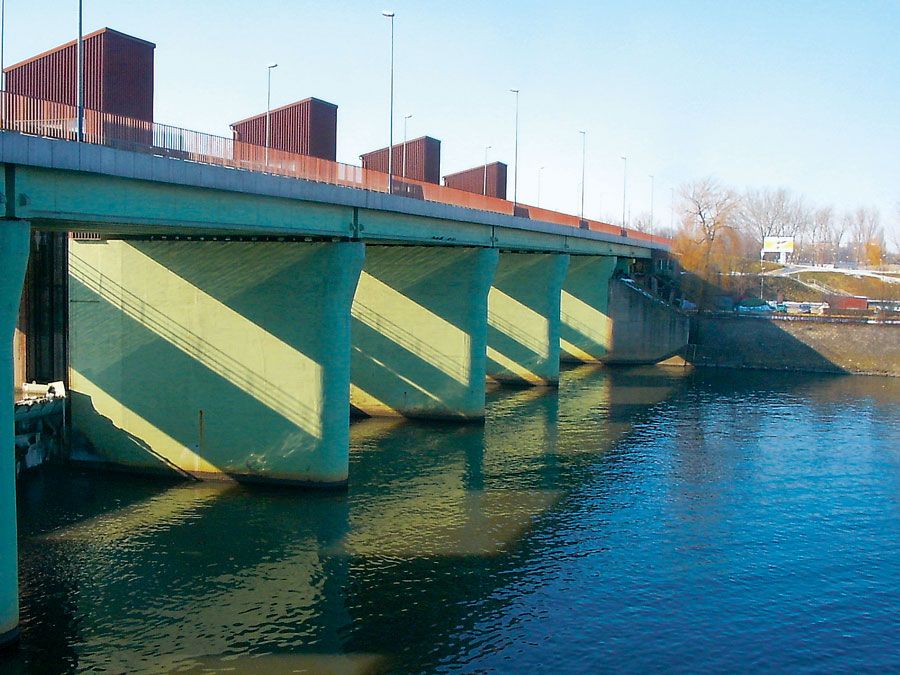 Wylot komór turbinowych