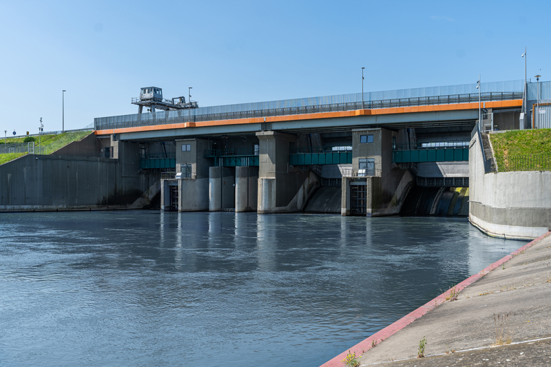 Zapora od strony dolnej wody