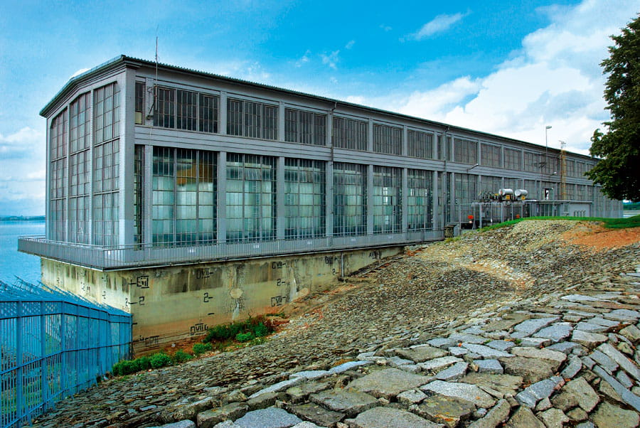 Budynek elektrowni wodnej