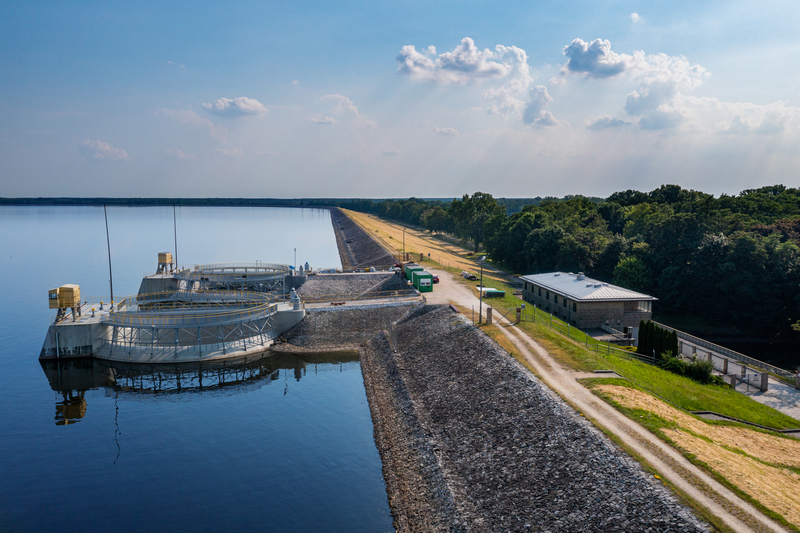 Budynek elektrowni wodnej
