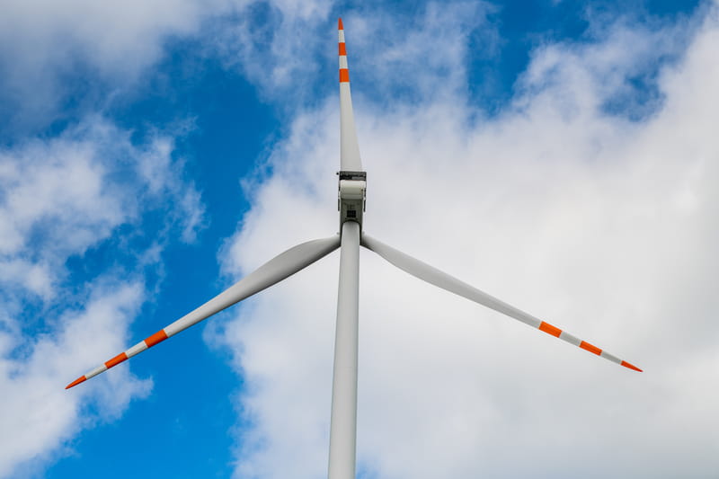 Turbina jednej z elektrowni wiatrowych