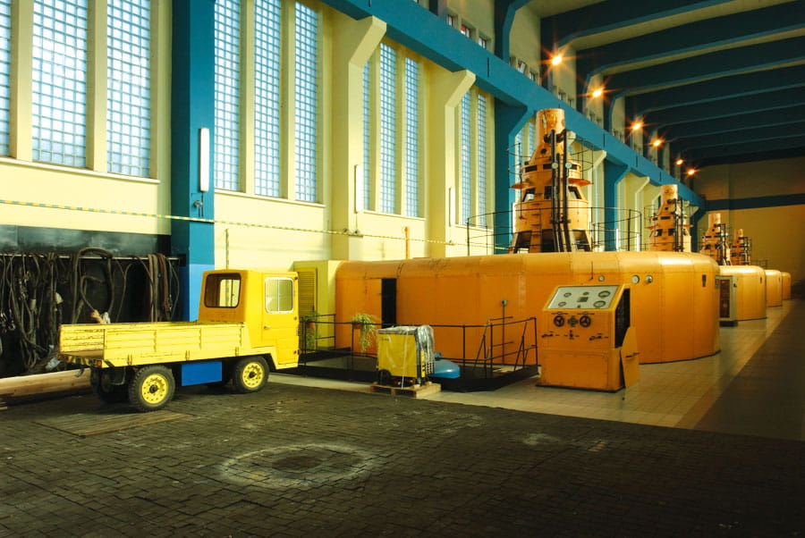 Hala maszyn z turbozespołami